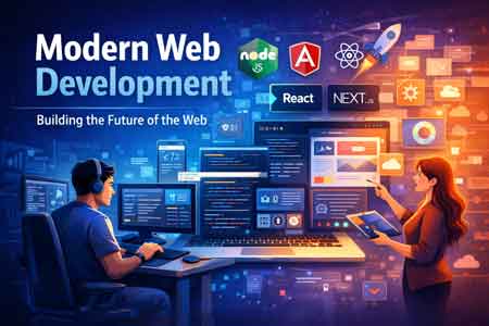 modern web development, angular, react, vue, svelte, nodejs, expressjs, nestjs, nextjs, nuxtjs